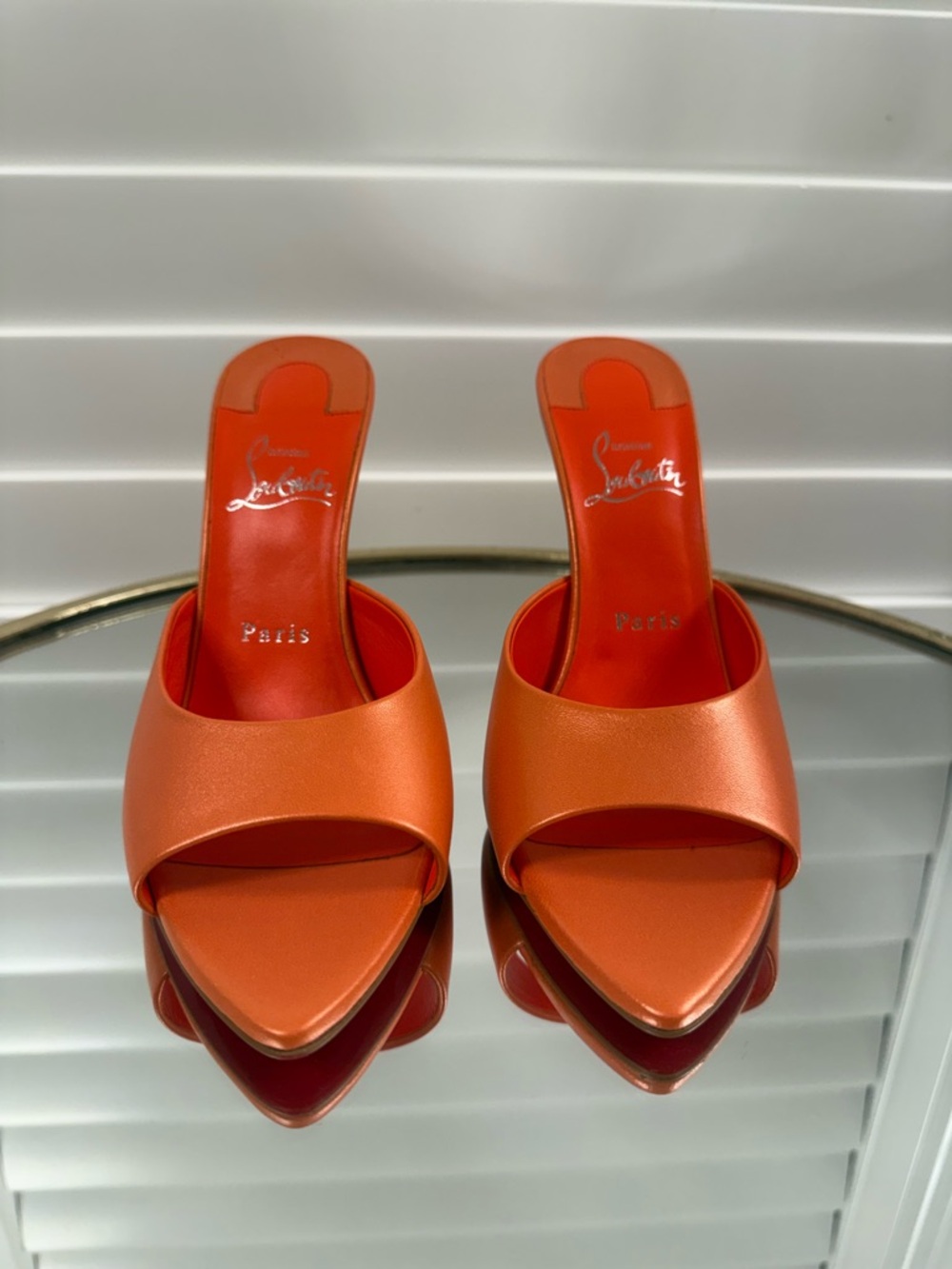 Christian Louboutin Miss Z Pointed Toe Sandal women’s  Size 38 - Picture 2 of 7